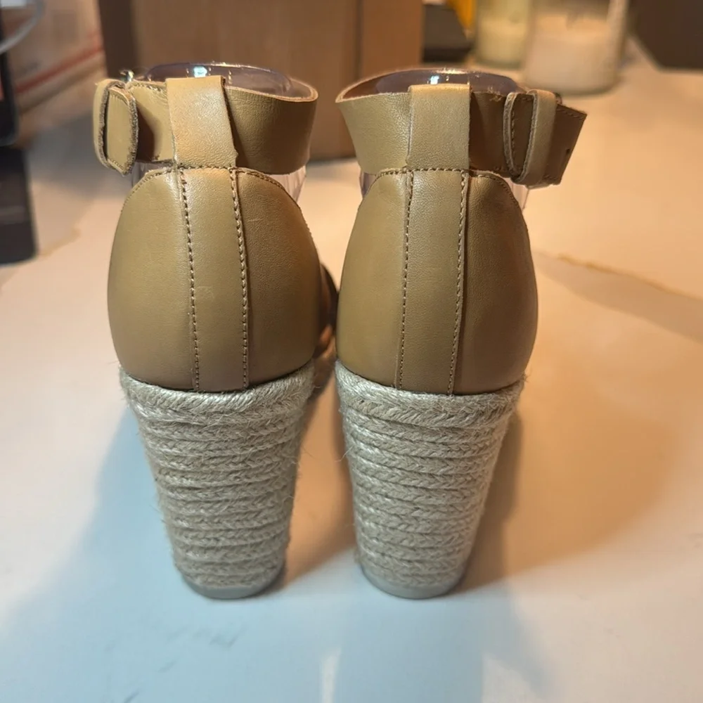 Treasure & Bond Tan Wedge Sandals